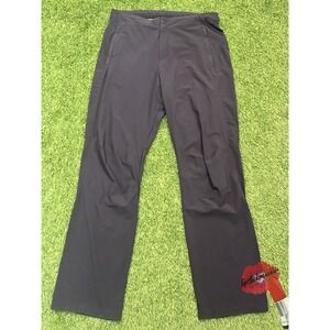 Paskho Pants Medium Black Travel Jogger Drawstring Minimalist Tech Soft Stretch